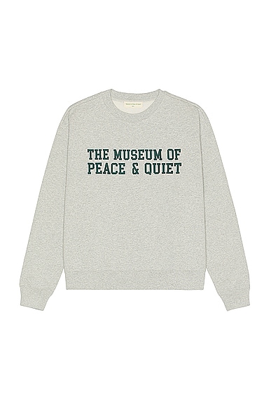 Museum Of Peace And Quiet Campus Sweater In Heather