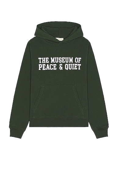 Museum of Peace and Quiet Campus Hoodie in Forest