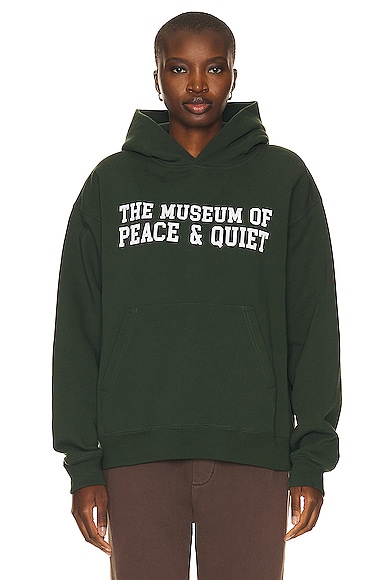 Museum of Peace and Quiet Campus Hoodie in Forest