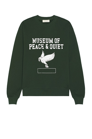 Museum of Peace and Quiet P.E. Crewneck in Forest