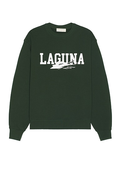 Shop Museum Of Peace And Quiet Laguna Crewneck In Forest