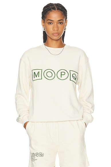Museum of Peace and Quiet Simple Living Crewneck in Bone