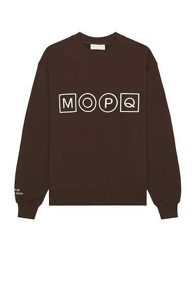 Museum of Peace and Quiet Simple Living Crewneck in Brown