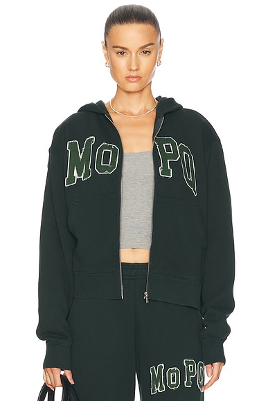 Museum of Peace and Quiet University Zip Up in Pine