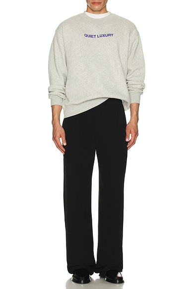 Quiet Luxury Crew Neck Sweatshirt