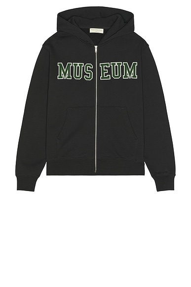 Museum of Peace and Quiet Museum Zip Up Jacket in Black
