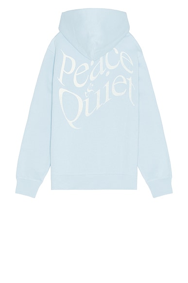 Museum of Peace and Quiet Warped Hoodie in Baby Blue