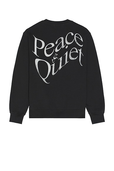 Museum of Peace and Quiet Warped Crewneck in Black