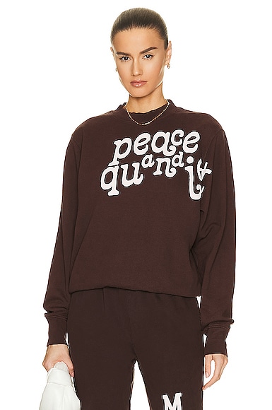 MUSEUM OF PEACE AND QUIET ETCHED SWEATER