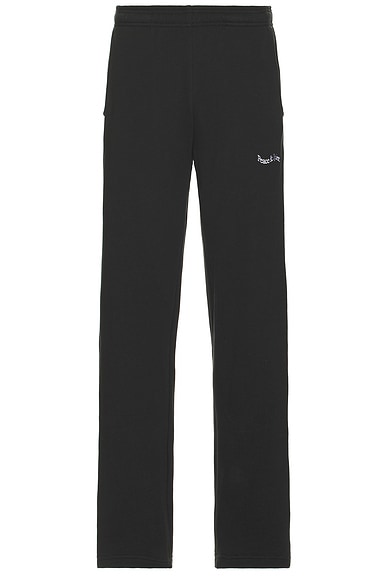 Museum of Peace and Quiet Wordmark Sweatpants in Black