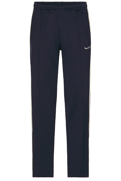 Museum of Peace and Quiet Wordmark Track Pants in Navy