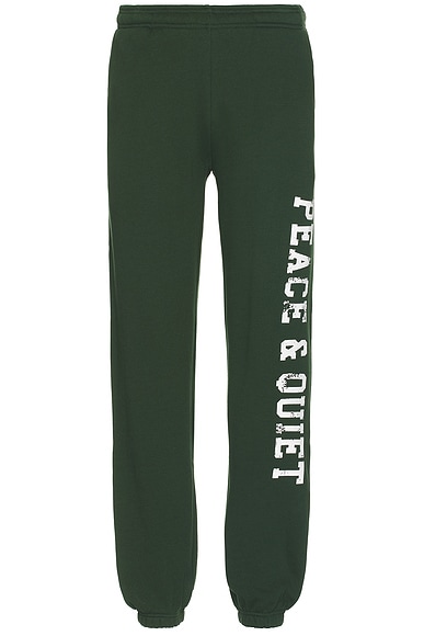 Shop Museum Of Peace And Quiet P.e. Sweatpants In Forest