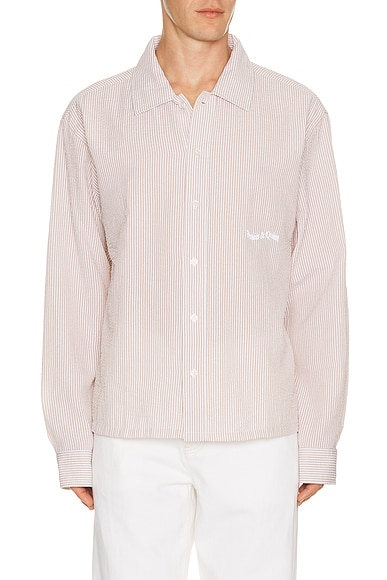 Wordmark Button Up