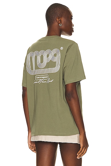 Museum of Peace and Quiet Path T-shirt in Olive