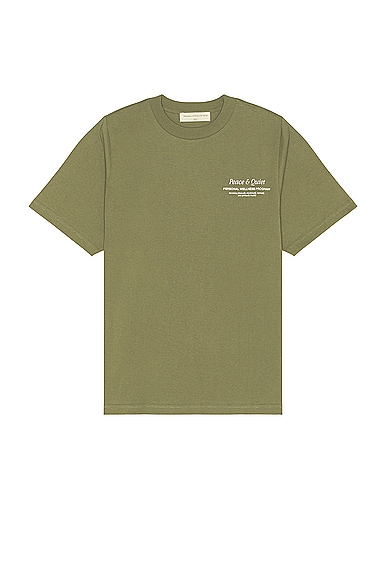 Shop Museum Of Peace And Quiet Wellness Program T-shirt In Olive
