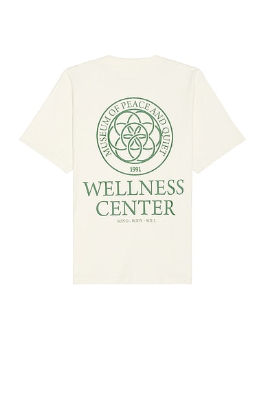 Museum of Peace and Quiet Wellness Center T-Shirt in Bone