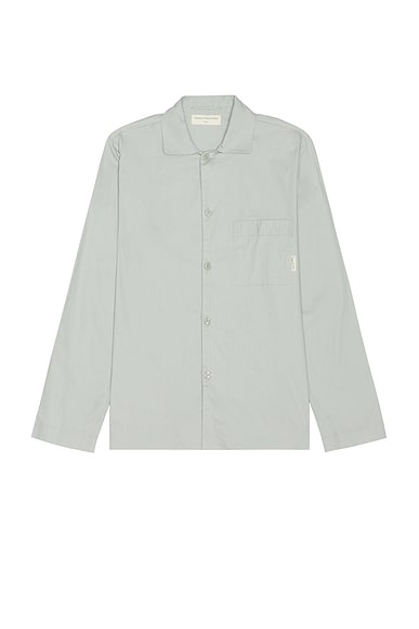 Shop Museum Of Peace And Quiet Lounge Pajama Shirt In Sage