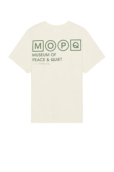 Museum of Peace and Quiet Simple Living T-Shirt in Bone