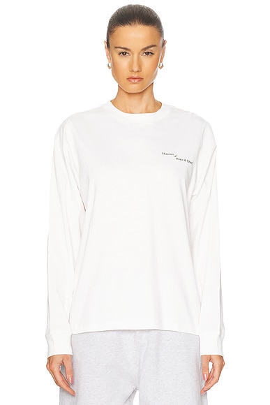 Museum of Peace and Quiet Italic Shirt in White