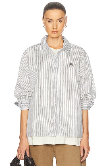 Museum of Peace and Quiet Vacation Button Up in Olive