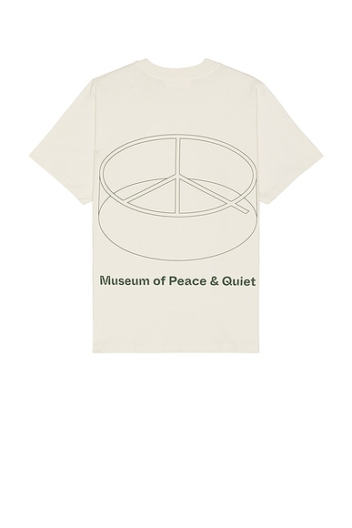 Museum of Peace and Quiet Installation T-Shirt in Bone