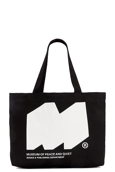 Museum of Peace and Quiet Museum Publishing Tote Bag in Black