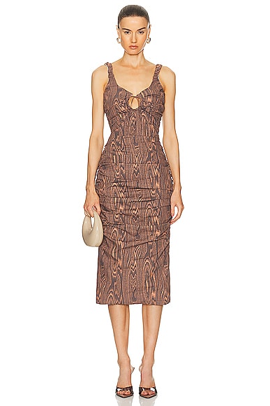 Lady Miss Dress in Brown