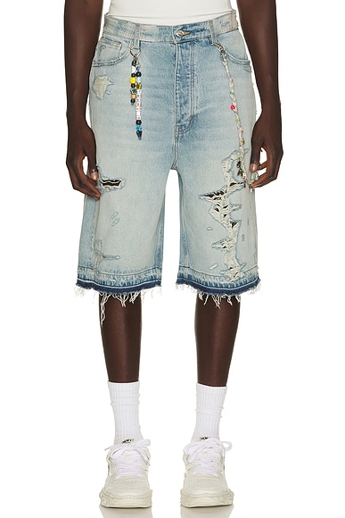 Nahmias Venice Shorts in Light Indigo