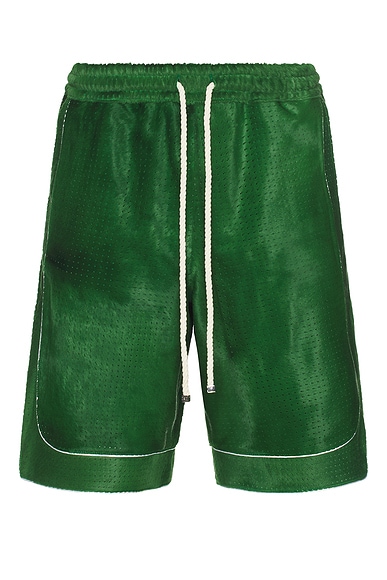 Leather Basketball Shorts