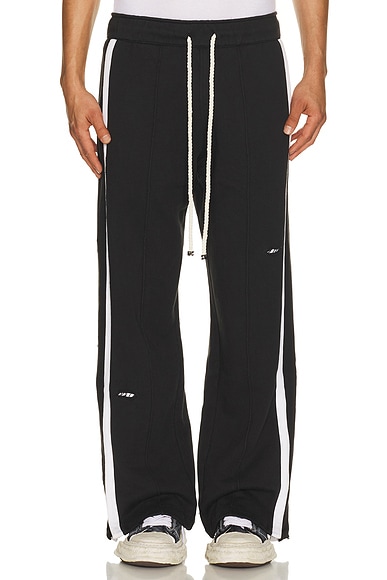 Nahmias Repaired Track Pant in Aged Black