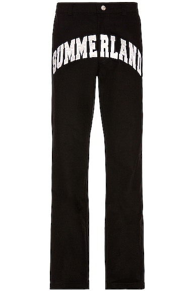 Summerland Silk Patch Trousers