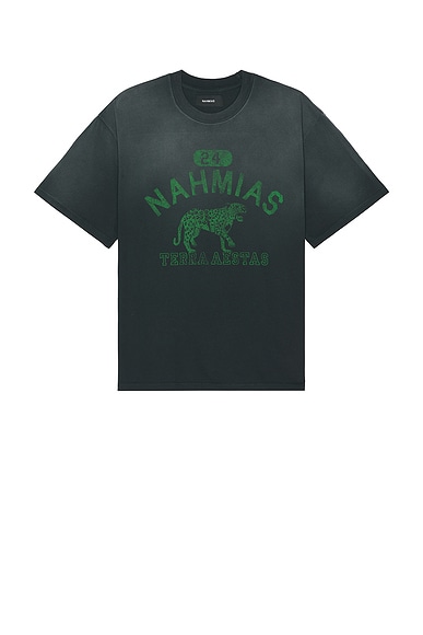 Nahmias Terraestiva Boxy T-Shirt in Worn Black