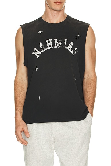 Nahmias Arch Muscle T-Shirt in Aged Black