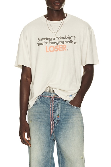 Nahmias PSA Tee in Egg White