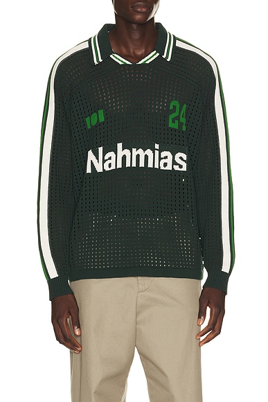 Nahmias Long Sleeve Soccer Jersey in Seaweed
