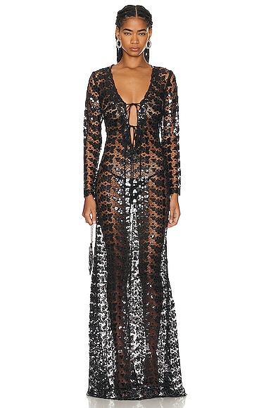 A.L.C. Tianna Dress in Coral Multi FWRD