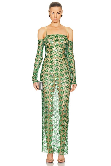 The New Arrivals by Ilkyaz Ozel Moss Dress in Jade Imperial
