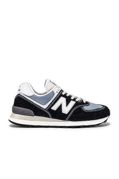 New Balance 574 in Black & Reflection