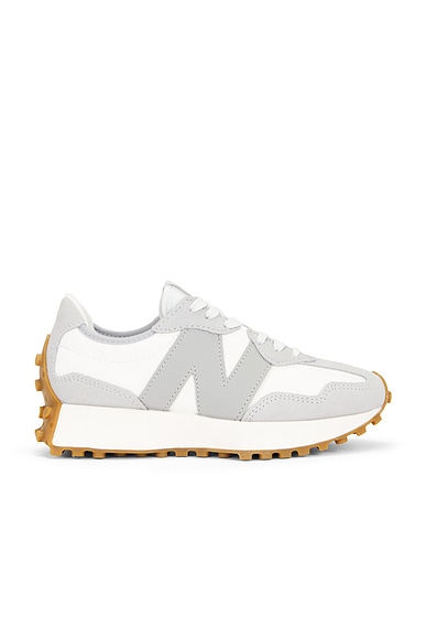 New Balance 327 sneakers in off white with beige detail | ASOS