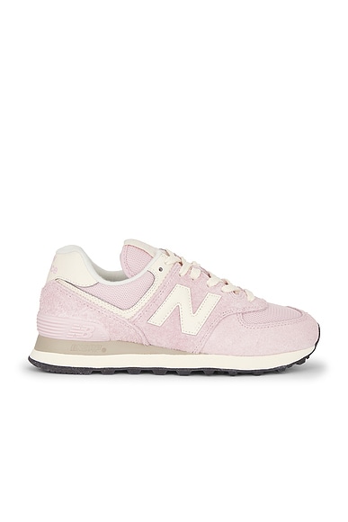 New Balance 574 Sneaker in Rose Sugar & Permafrost