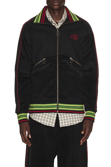 Nicholas Daley Warm Up Jacket in Black