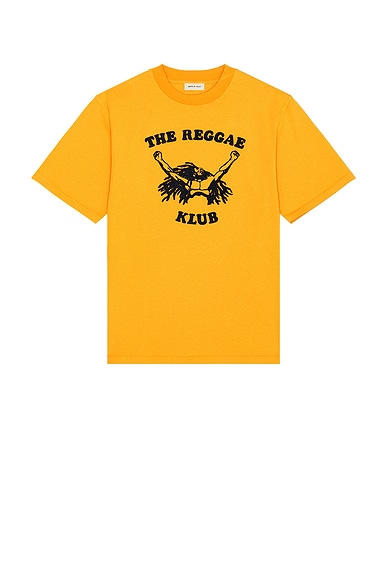 Nicholas Daley Reggae Klub Tee in Mustard