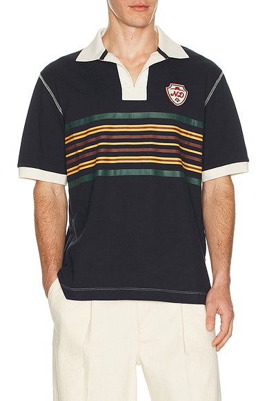 Striped Rugby Polo