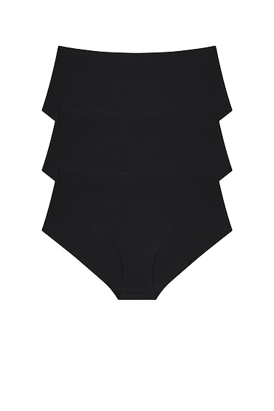 REBEL WAVE丨\"╋\" SLOGAN PANTIES-Black REBEL WAVE丨