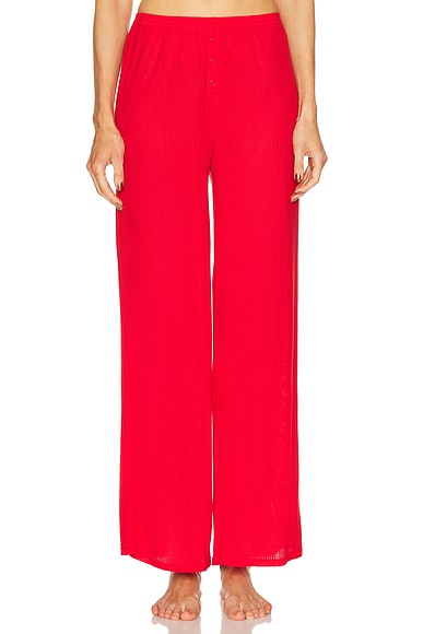 Negative Underwear Whipped Track Pant in Cerise