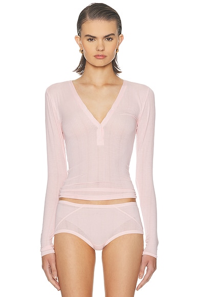 Negative Underwear Whipped Henley in Shell