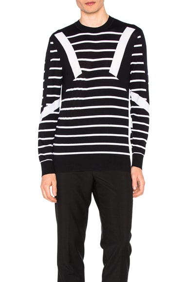 Modernist Stripe Merino Sweater