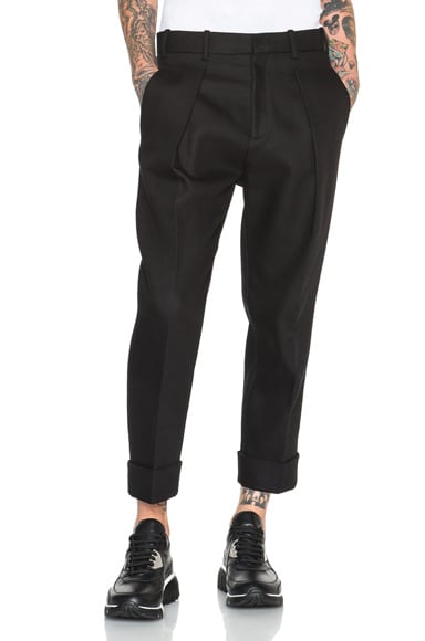 Slouch Turn Up Trousers