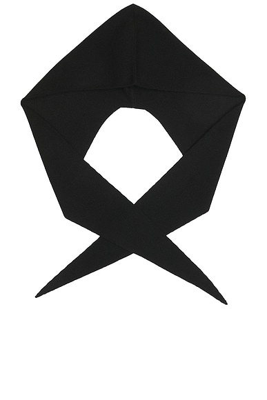 NOUR HAMMOUR Niale Cashmere Hat in Black