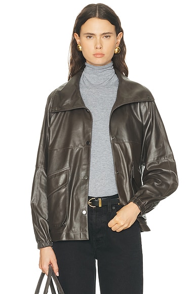 Anorak Leather Jacket